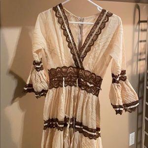 Vintage boho maxi dress